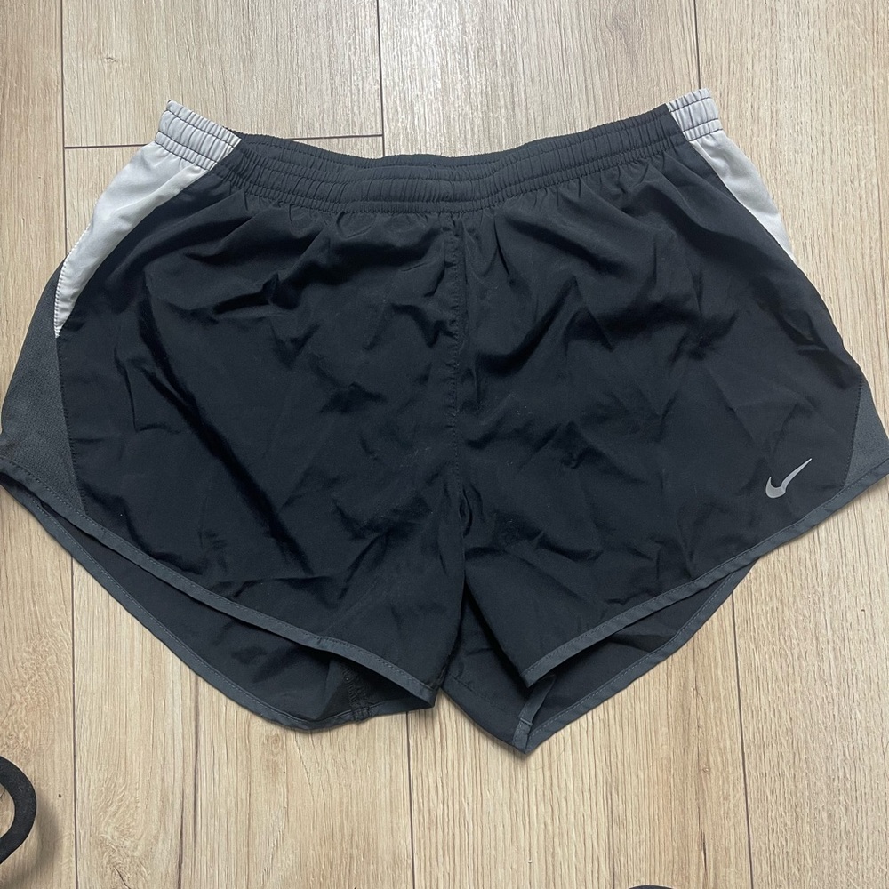Nike Black and Gray Athletic Shorts